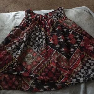 Spring top with no sleeve